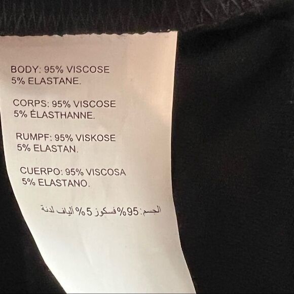 Addition Elle Love & Legend Black Long Sleeve Button Detail Keyhole Cutout NWT - Picture 9 of 9